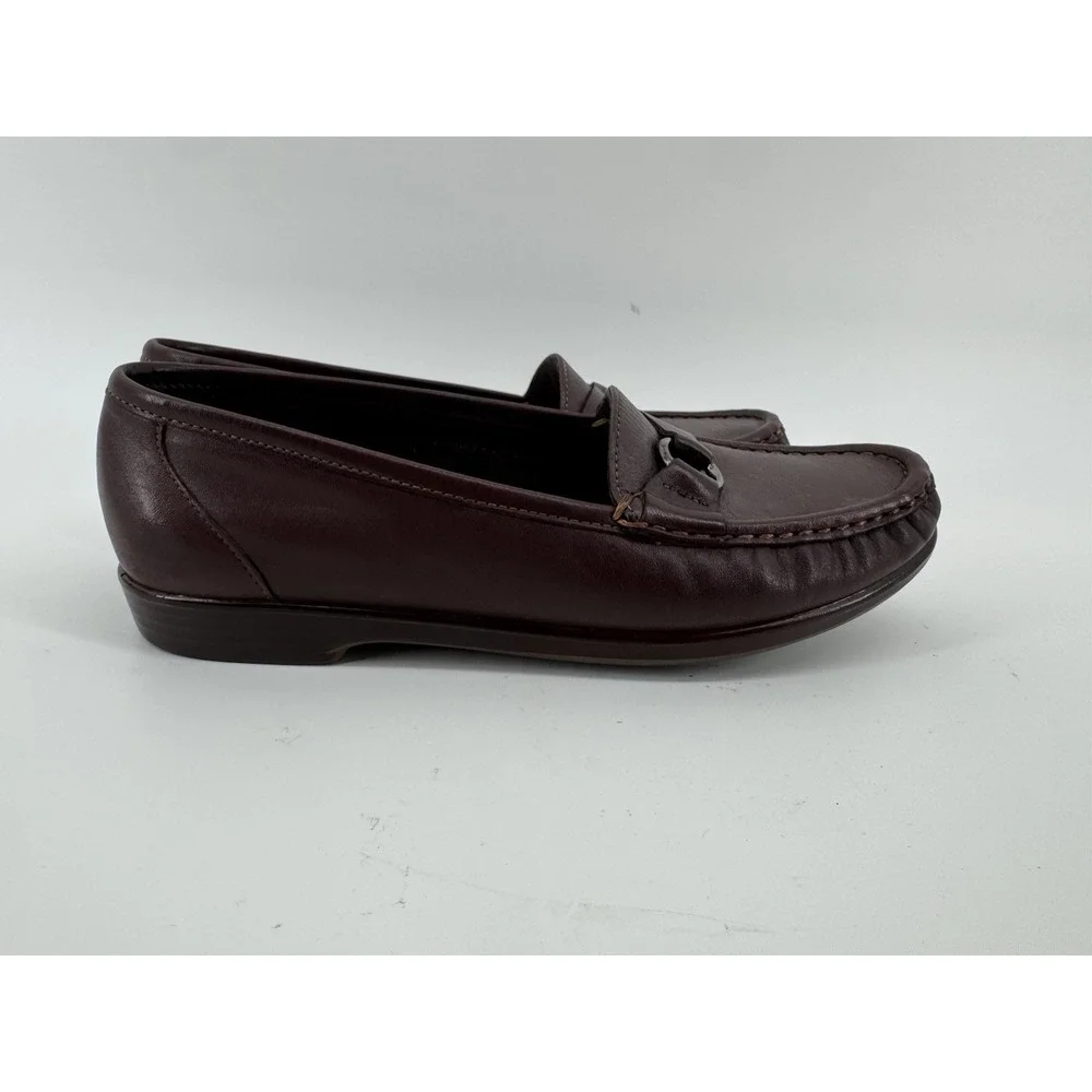 SAS Jewel Loafers Womens US 8.5 Brown Tripad Comfort Moc Toe Slip On Shoes